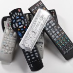 Pile of tv remote controls